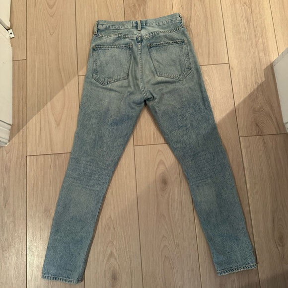Agolde High Rise Skinny Ripped Jean - Picture 4 of 6
